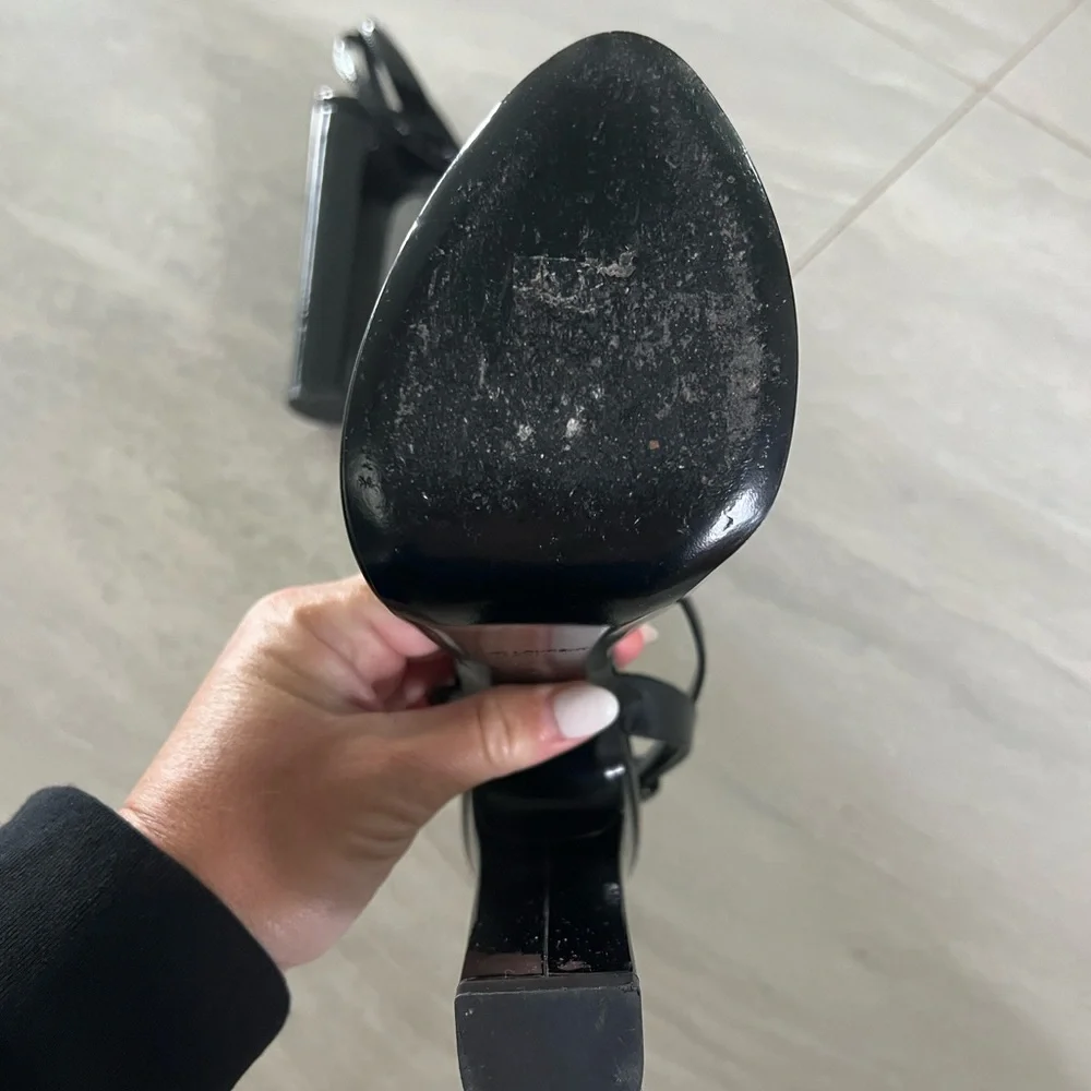 YSl Black Patent Shoes - Picture 9 of 10